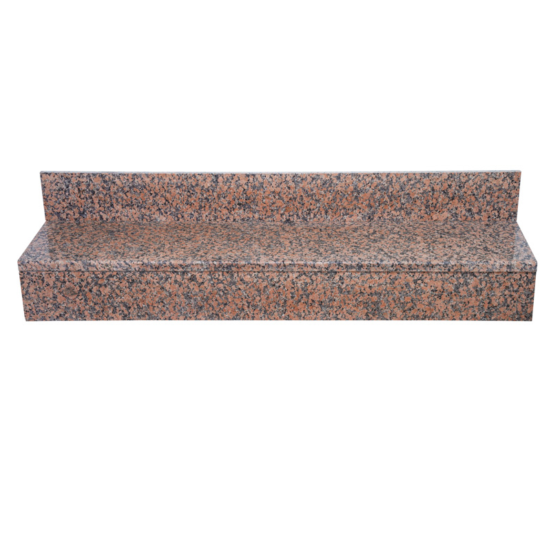 Granite Step with Riser Red Balomral  different size 100/120/130/150/160 CM