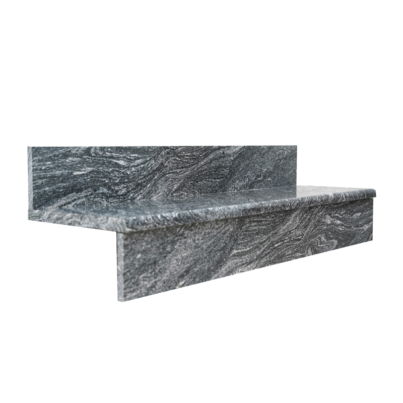 Granite Step with Riser Vacson Gery different size 100/120/130/150/160 CM