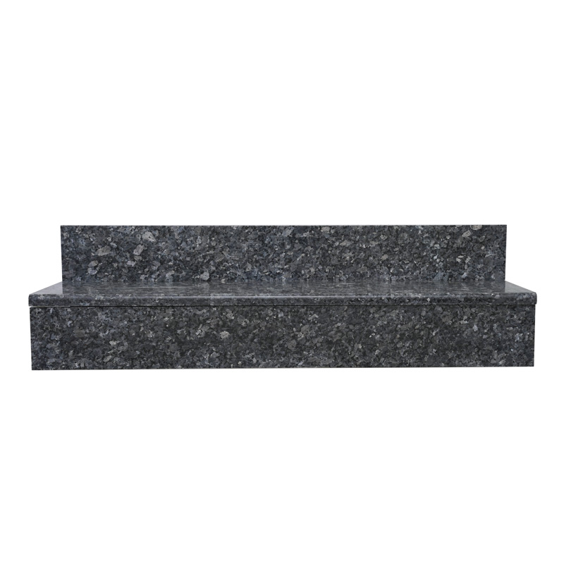 Granite Step with Riser Blue Pearl  different size 100/120/130/150/160 CM