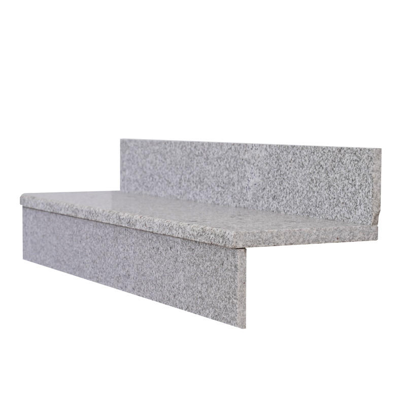 Granite Step with Riser White Galaxy  different size 100/120/130/150/160 CM