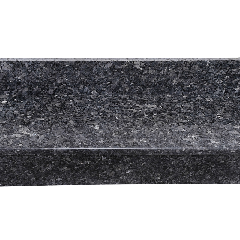 Granite Step with Riser Blue Pearl  different size 100/120/130/150/160 CM
